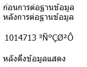 ผลลัพธ์เมื่อดูผ่าน Browser